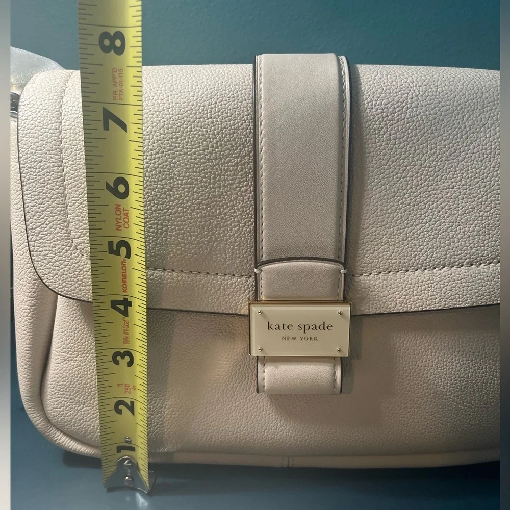 NWT Kate Spade Nouveau Pebbled Leather Flap Bag